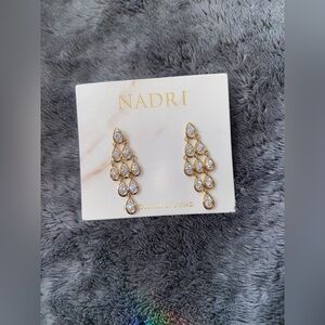 BNWT Nadri It Girl Kite Cubic Zirconia Drop Earrings $60